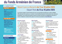 Fonds  Arménien de France  : voyage d’étude et de tourisme : attention changements (dûs à Air France &  Transavia)